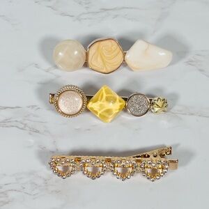 3 Piece Hair Clip Set